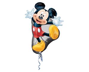 Amscan Supershape Disney Mickey Mouse Shaped Foil Party Balloon (Multicoloured) - SG4092