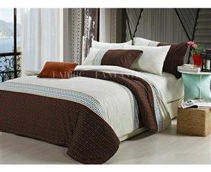 Artistic Queen Size Bed Quilt Cover/Doona Cover/Duvet Cover & 2 Pillowcases Set T190