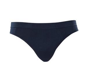 Asquith & Fox Mens Cotton Slip Briefs/Underwear (Pack Of 3) (Navy) - RW4911