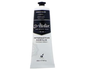 Atelier Interactive Acrylic Paint 80ml S1 - Carbon Black