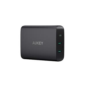Aukey 60W USB-C PD 3.0 Dual USB Port Wall Charger Charging Station Power Adapter