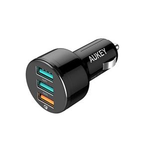 Aukey QC3.0 3 Port USB Port Car Charger Quick Charge Charging Power Adapter
