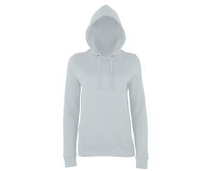 Awdis Just Hoods Womens/Ladies Girlie College Pullover Hoodie (Heather Grey) - RW3481