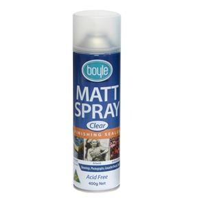 Boyle 400g Clear Matt Spray Sealer