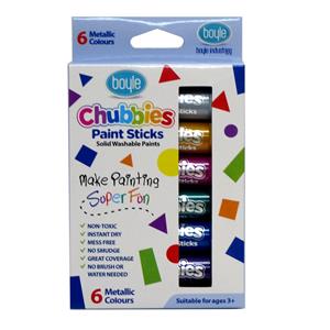 Boyle Metallic Colours Chubbies Paint Sticks