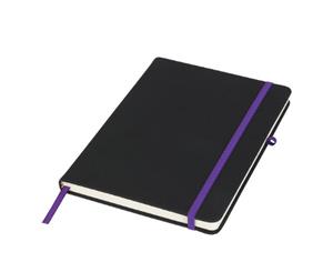 Bullet Noir Notebook (Solid Black/Purple) - PF2748