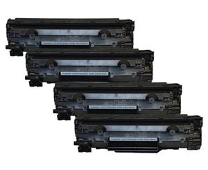 CE278 #78A Cart-326 Generic Toner Cartridges For HP Printers - Black 4-Pack