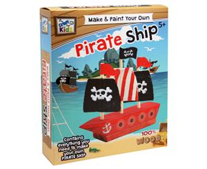 CFK Make & Paint Your Own Pirate Ship