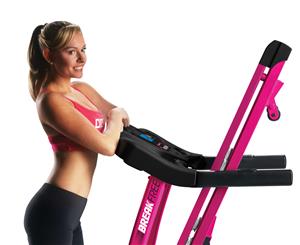 CardioTech Breakfree Hot Pink Treadmill With Fan And Smart Phone/MP3 Compatible Speakers