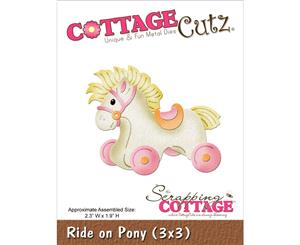 CottageCutz Die -Ride A Pony 2.3&quotX1.9"