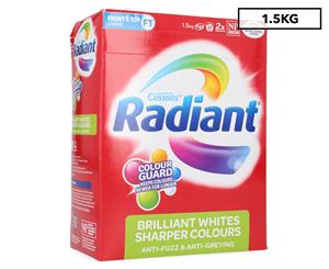 Cussons Radiant Whites & Colours Front & Top Loader Washing Powder 1.5kg