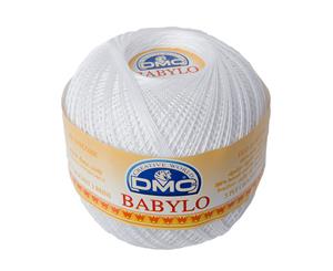 DMC Babylo 10 Crochet Cotton 100g Ball B5200 WHITE