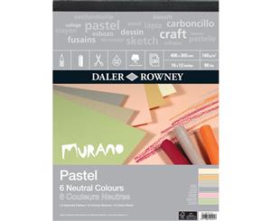 Daler Rowney Murano Pad 16 x 12 inches (406 x 304mm) Neutrals 30 sheets