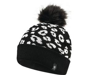 Dare 2b Girls Convince Fleece Lined Bobble Beanie Hat - Black