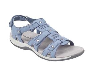 Easy Spirit Womens Sailors Leather Open Toe Casual Strappy Sandals