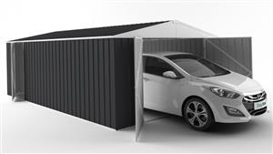 EasyShed 6030 Tall Garage Shed - Iron Grey