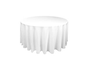 Event Party Wedding White Round Tablecloth Trestle Diameter 220cm