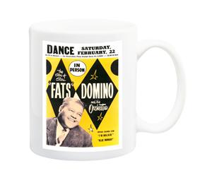 Fats Domino Rock n Roll Concert Mug - 11 Fluid Oz