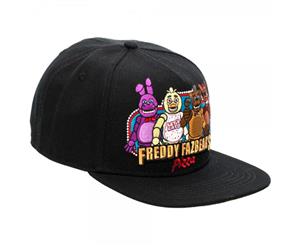 Five Nights At Freddy's Black Snapback Hat