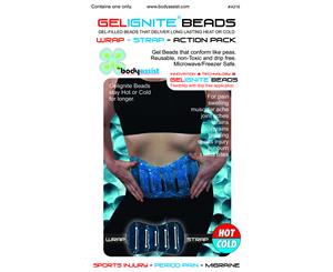 Gelignite Beads Wrap Strap Pack Blue