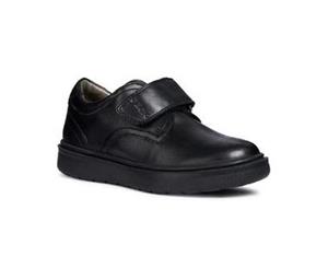 Geox Boys J Riddock B. G Touch Fastening Leather Shoe (Black) - FS6490