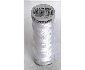 Gutermann SULKY Rayon 40 Embroidery Thread 200m Spool Colour 1001 WHITE