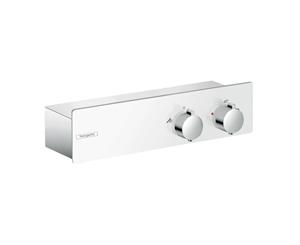 Hansgrohe Shower Tablet Thermostat 350 for Exposed Installation - Chrome/White