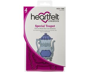 Heartfelt Creations Cut & Emboss Dies Special Teapot 1.75 To 6.75