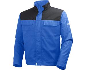 Helly Hansen Mens Sheffield Durable Comfort Chest Pocket Work Jacket - Cobalt/Black