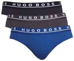 Hugo Boss Men's Cotton Stretch Mini Brief 3-Pack - Multi