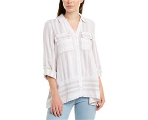 Jones New York Linen-Blend Shirt