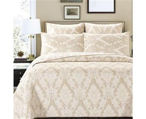 Julian Beige Bedspread Double Bed