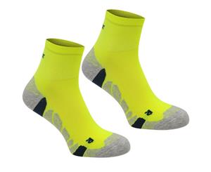 Karrimor Kids Dri 2 pack socks Junior - Fluorescent Yellow