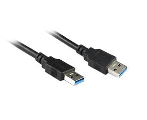 Konix 2M USB 3.0 AM/AM Cable in Black