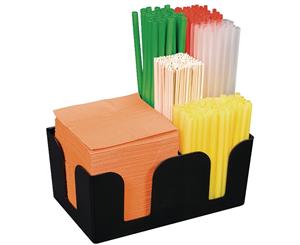 Kristallon Plastic Bar Caddy Black