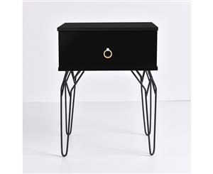 Kyra Bedside Table - Black