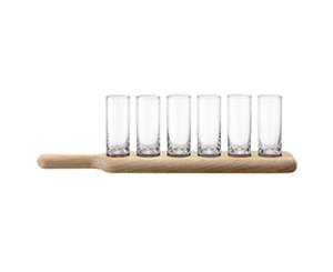 LSA Paddle Vodka Set & Oak Paddle 40cm