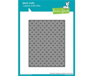 Lawn Fawn Cuts Polka Heart Backdrop Portrait Die LF1831