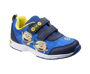 Leomil Childrens/Kids Minions Touch Fastening Trainer (Blue/Yellow) - FS5697