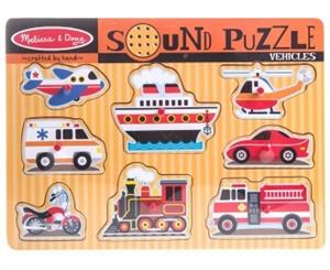 Melissa & Doug Vehicles Sound Puzzle