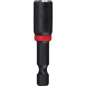 Milwaukee 1/4inch x 50mm Magnetic Power Nutsetter - SHOCKWAVE