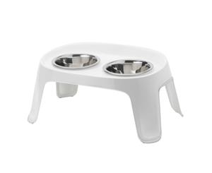 Moderna Skybar Raised Dog Bowl Stand White 3 Sizes