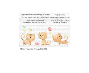 My Favorite Things - Clear Stamps - Purr-fect