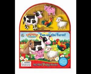 My Mini Busy Books - Fun on the Farm!  Includes 4 figurines and a playboard!