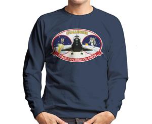 NASA STS 41B Challenger Mission Patch Men's Sweatshirt - Navy Blue