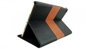 NVS Apollo Multiview Folio for iPad Air-Pro 10.5-inch - Black/Tan