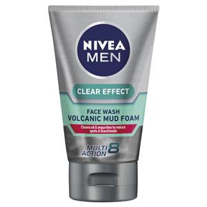 Nivea for Men Clear Effect Foam Face Wash 100ml