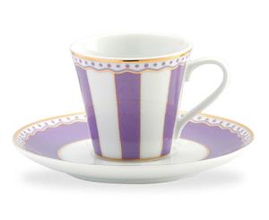 Noritake Carnivale AD Cup & Saucer Set - Lavender