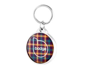 Pet Widget ID Tag for Dogs & Cats - Plaid