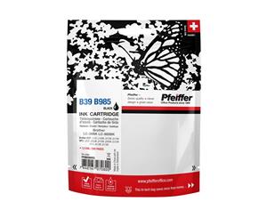 Pfeiffer Ink Cartridge Compatible With Brother Lc-985bk / Lc-39bk Black